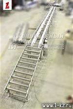 Конвейер с ящичной цепью и рольганг Конвейер с ящичной цепью и рольганг