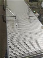 Конвейер с модульной лентой и неприводной рольганг Конвейер с модульной лентой и неприводной рольганг