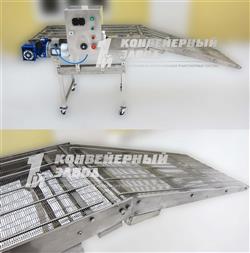 Конвейер с глазировочной сеткой Конвейер с глазировочной сеткой